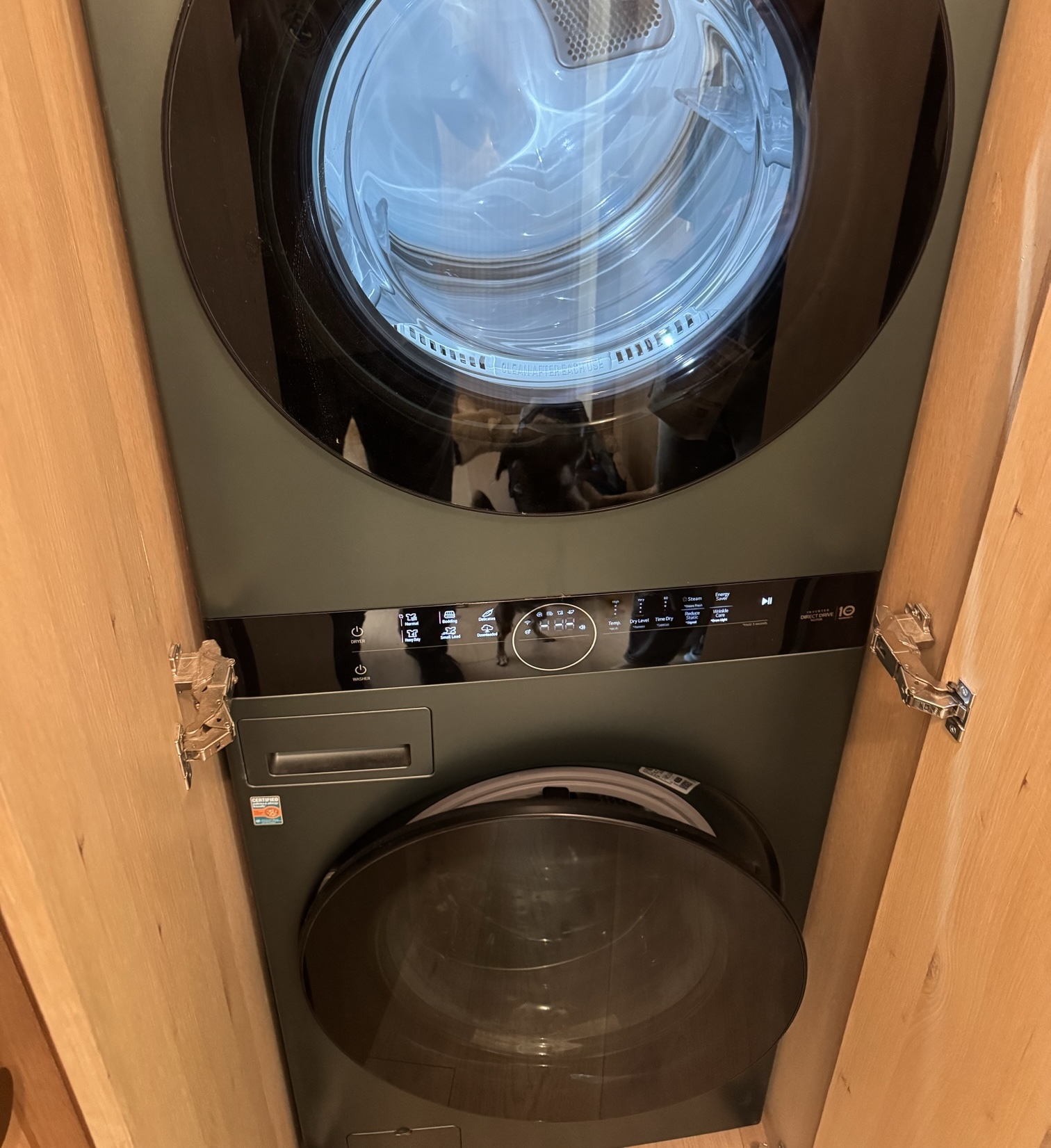 Stacked washer dryer laundry center repair by A&Y Appliances