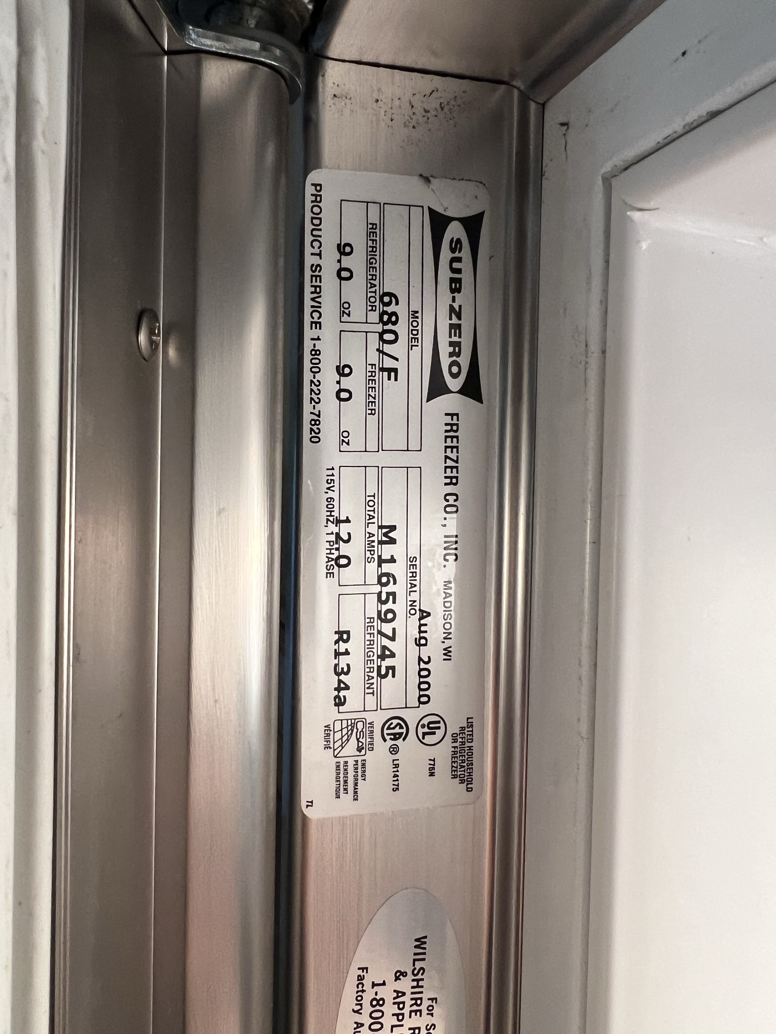 Sub-Zero refrigerator repair by A&Y Appliances
