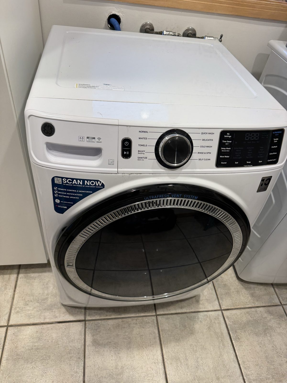 GE UltraFresh front-load washer repaired by A&Y Appliances