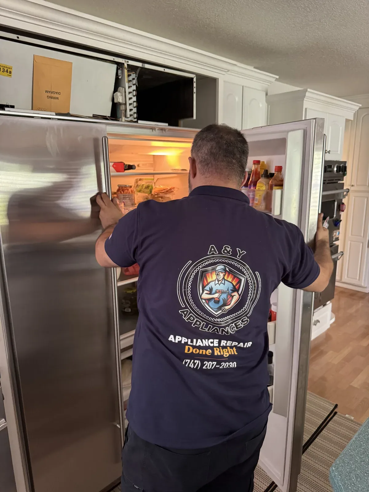 Sub-Zero built-in refrigerator sealed system repair — A&Y Appliances