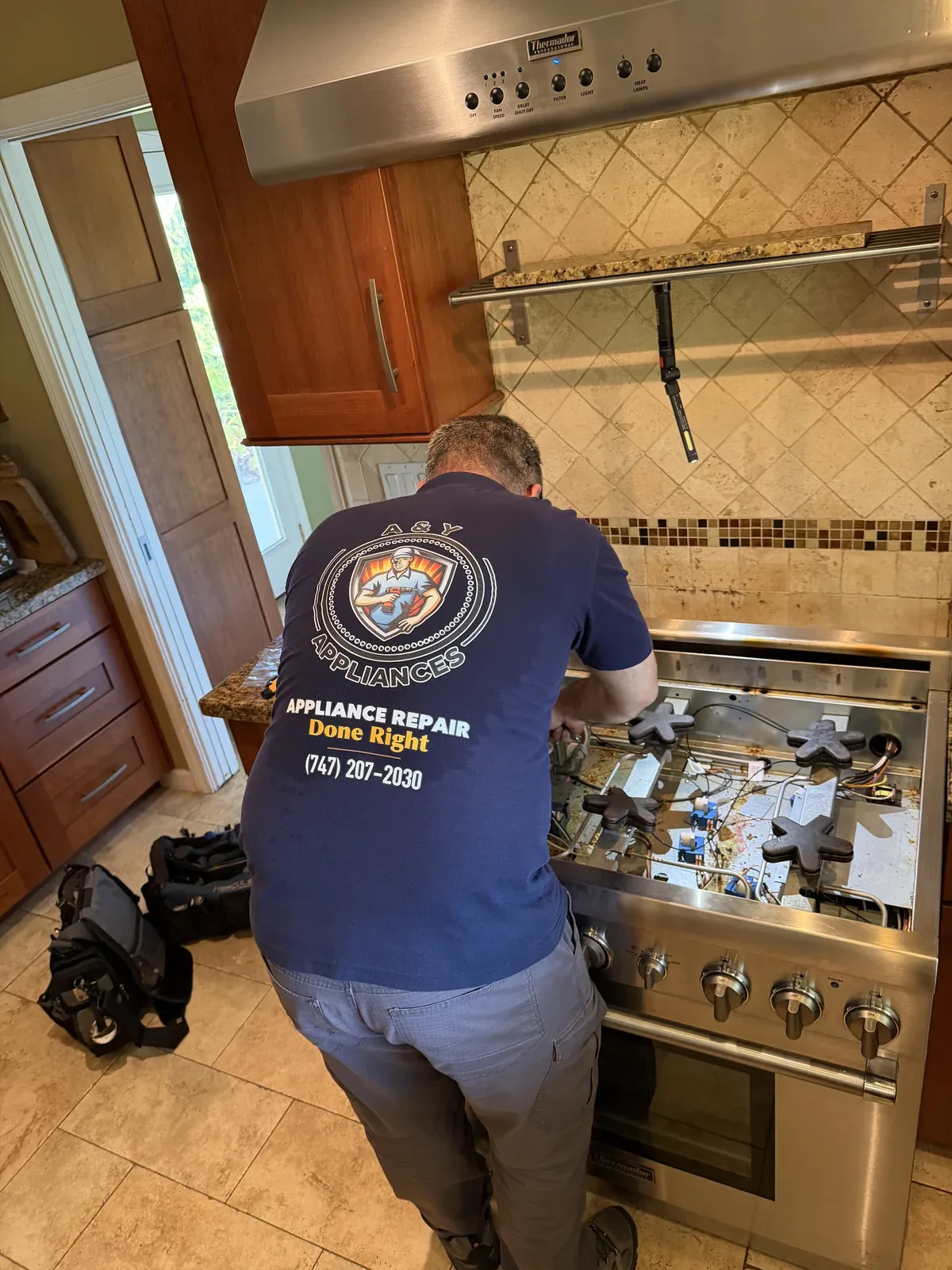 Thermador Professional range repair Los Angeles — A&Y Appliances